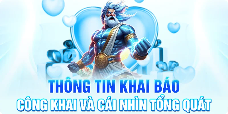 Thông tin khai báo công khai và cái nhìn tổng quát